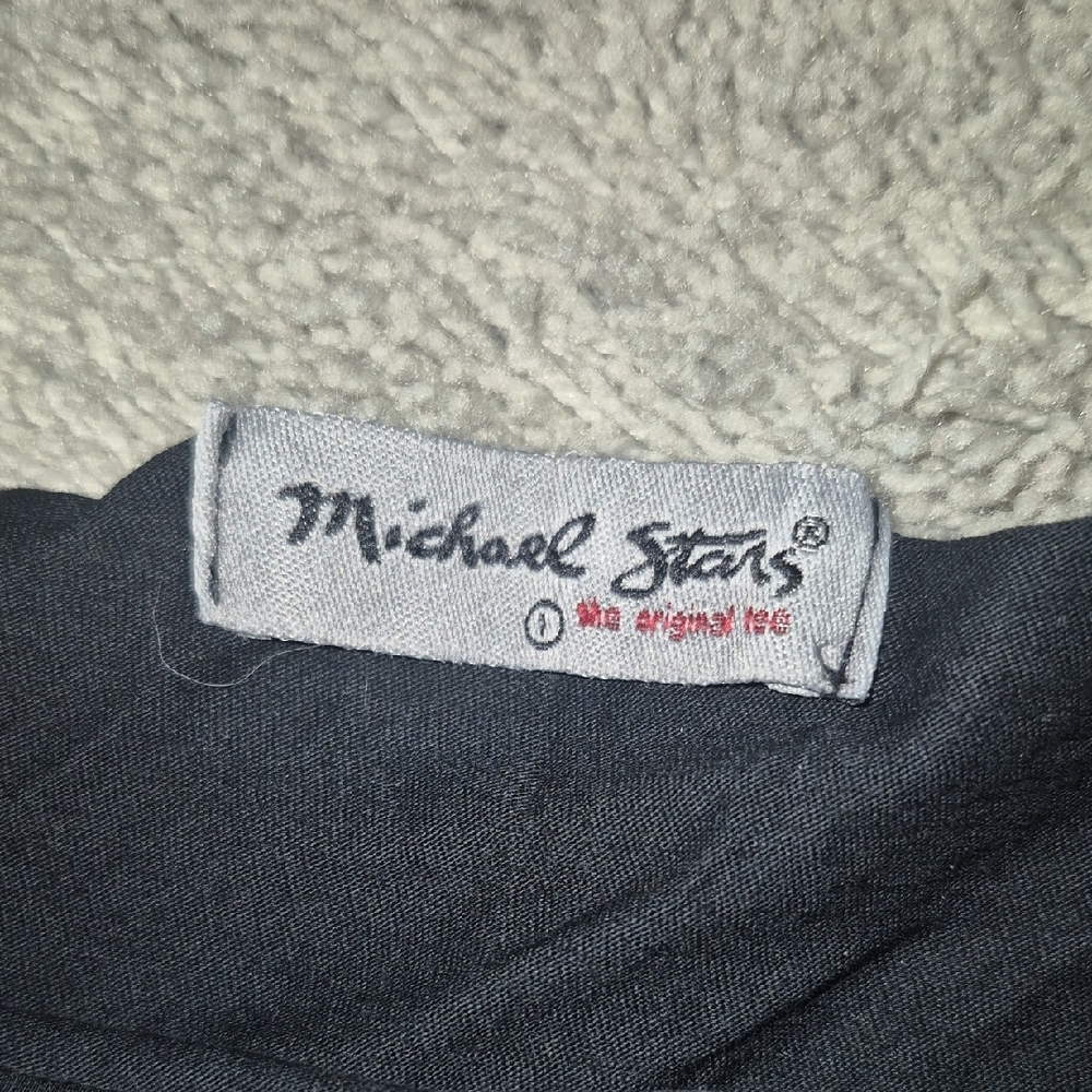 Michael Stars Black Short Sleeve Top - Picture 5 of 7